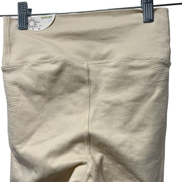 Aerie Offline seamless‎ 7/8 legging cream/yellow XS/TP - Picture 5 of 10